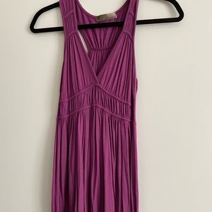 Lush babydoll racer back stretch dress